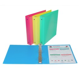 C-Line® 3-Ring Binder, 1-1/2" Capacity, Assorted Colors