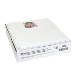 C-Line® Two-Pocket Heavyweight Poly Portfolio Folder with Three-Hole Punch, White, Pack of 25