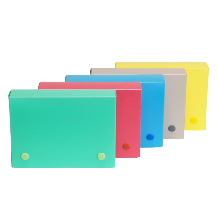 C-Line® Index Card Case, 4" x 6", Tropic Tones, Single