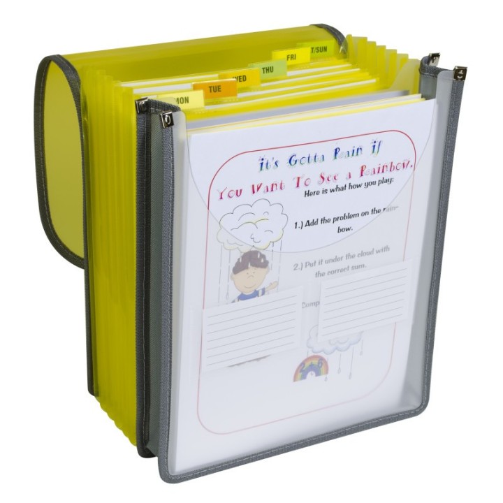 C-Line® 7-Pocket Vertical Backpack File, Letter Size