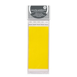 C-Line® DuPont™ Tyvek® Security Wristbands, Yellow, Pack of 100