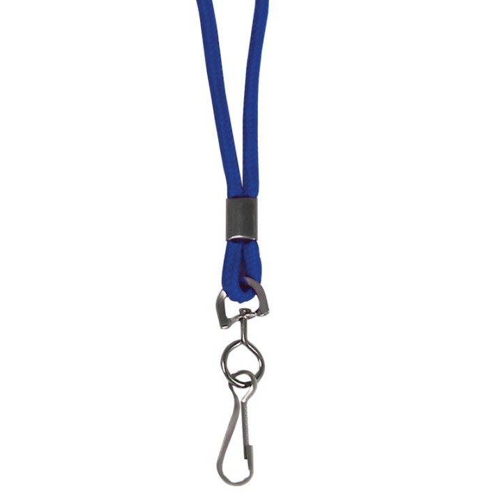 C-Line® Standard Lanyard with Swivel Hook, Blue
