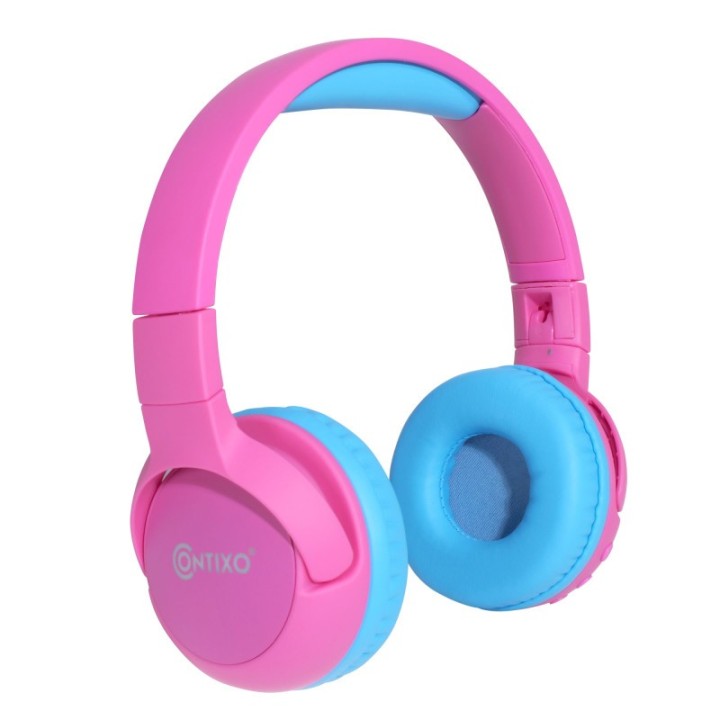 Contixo KB5 Kids Wireless Bluetooth Headphones, Pink