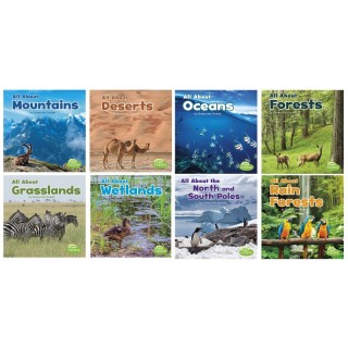 Little Pebble Habitats Book Set, Set of 8