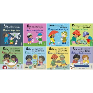 Child's Play Books Rosa's Workshop Set 1 & 2 Bilingual Spanish/English 8-Book Set