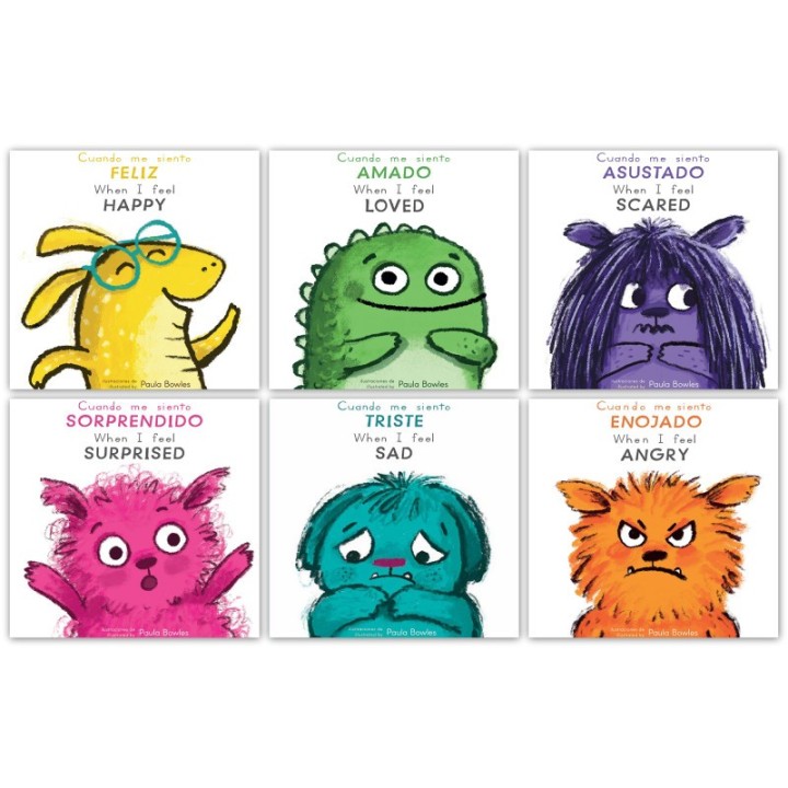 Child's Play Books First Feelings: Bilingual Spanish & English, 6-Book Set