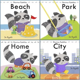 Child's Play Books Raccoon Rambles, 4-Book Set