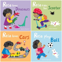Child's Play Books All About Rosa Board Books, Set of 4