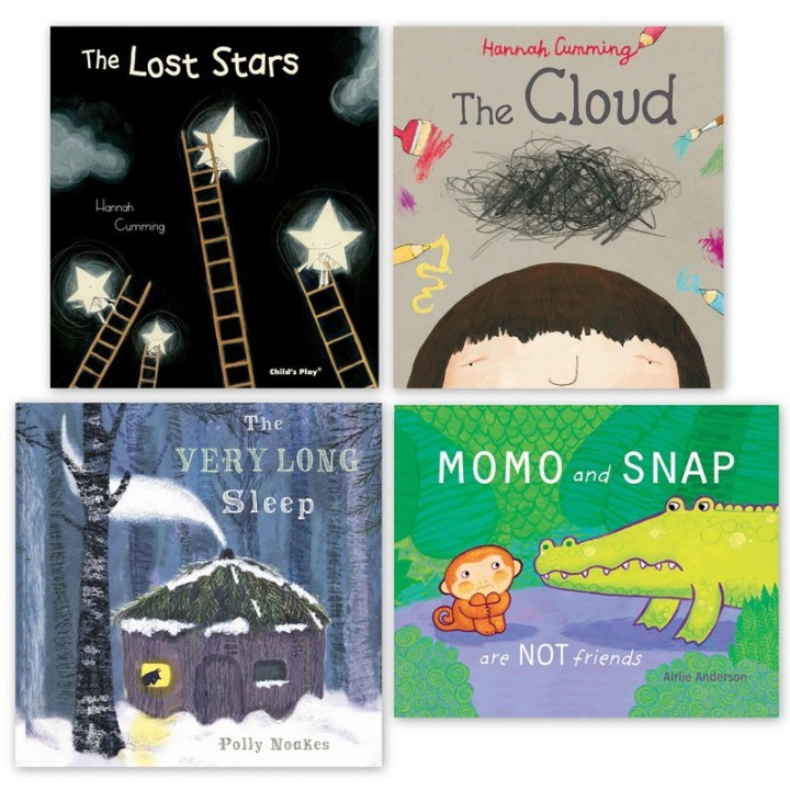 Child's Play Books Focusing on Feelings Soft Cover 4-Book Set