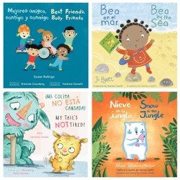 Child's Play Books Library Bilingual Books, Set of 4