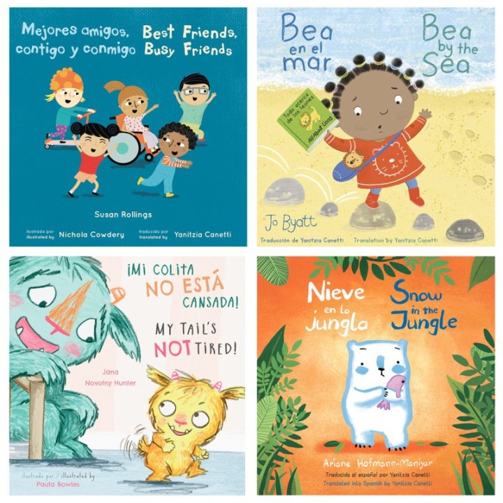 Child's Play Books Library Bilingual Books, Set of 4