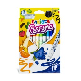CARIOCA Perfume Scented Washable Felt Tip Pens - 12 Pieces