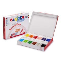 CARIOCA Joy Fine Tip Felt Tip Washable Pens School Box - 288 Pieces