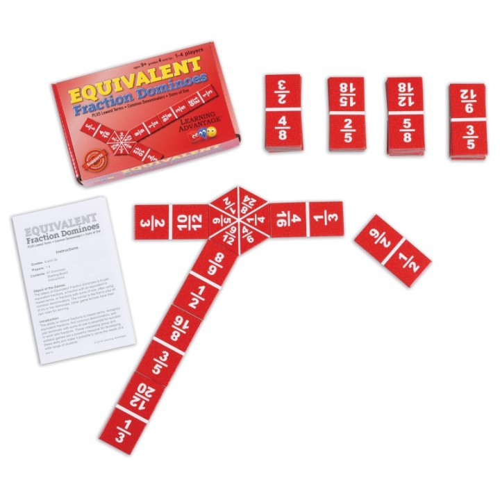 Learning Advantage® Equivalent Fraction Dominoes