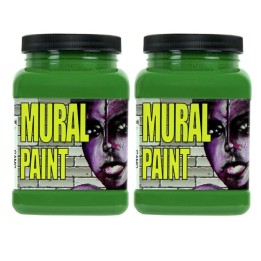 Chroma Mural Paint, Pint, Camo (Dark Green), Pack of 2