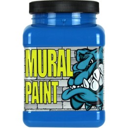 Chroma Mural Paint, Pint, Peacock (Cerulean Blue Hue)
