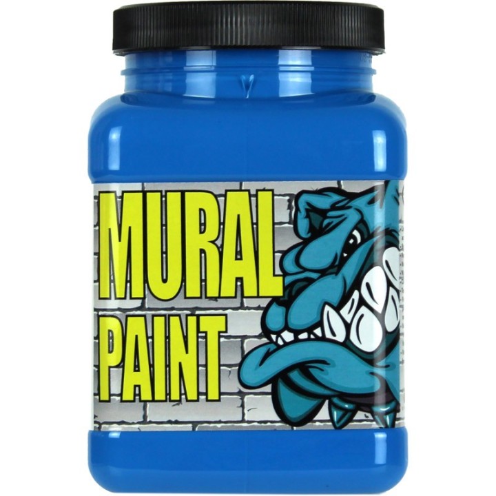 Chroma Mural Paint, Pint, Peacock (Cerulean Blue Hue)