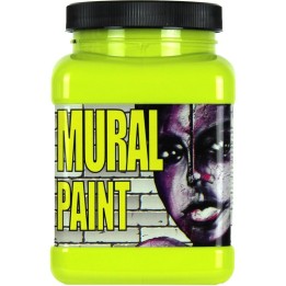 Chroma Mural Paint, Pint, Psychedelic (Yellow Green)