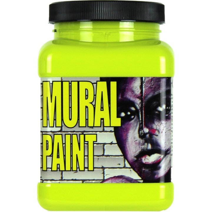 Chroma Mural Paint, Pint, Psychedelic (Yellow Green)