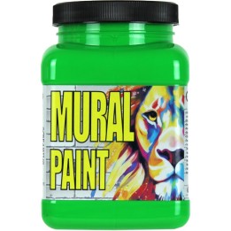 Chroma Mural Paint, Pint, Screaming Green (Neon)