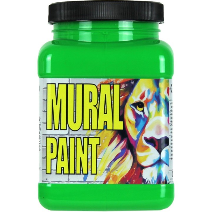 Chroma Mural Paint, Pint, Screaming Green (Neon)
