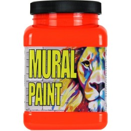 Chroma Mural Paint, Pint, Toxic Orange (Neon)