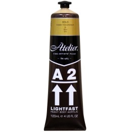Atelier A2 Heavy Body Lightfast Artist Acrylic, 4 oz., Gold