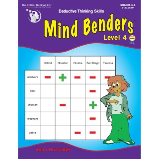The Critical Thinking Co.™ Mind Benders® Level 4, Grades 3-6