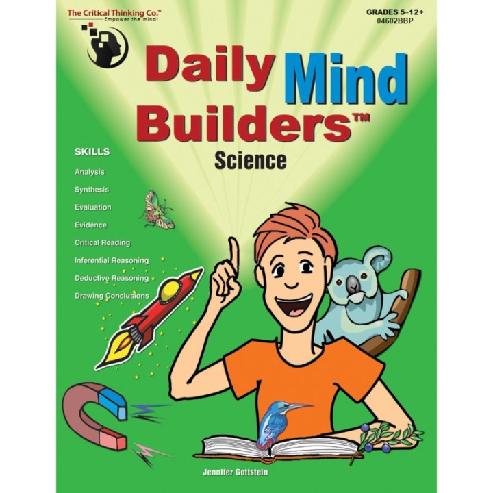 The Critical Thinking Co.™ Daily Mind Builders Science Book, Grade 5-12