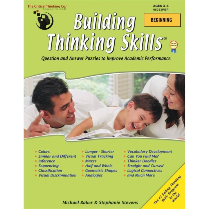 The Critical Thinking Co.™ Building Thinking Skills® Book, Beginning, Grade Pre K