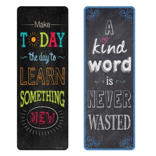 Creative Teaching Press® Chalk It Up! Motivational Quotes Bookmarks, Pack of 30