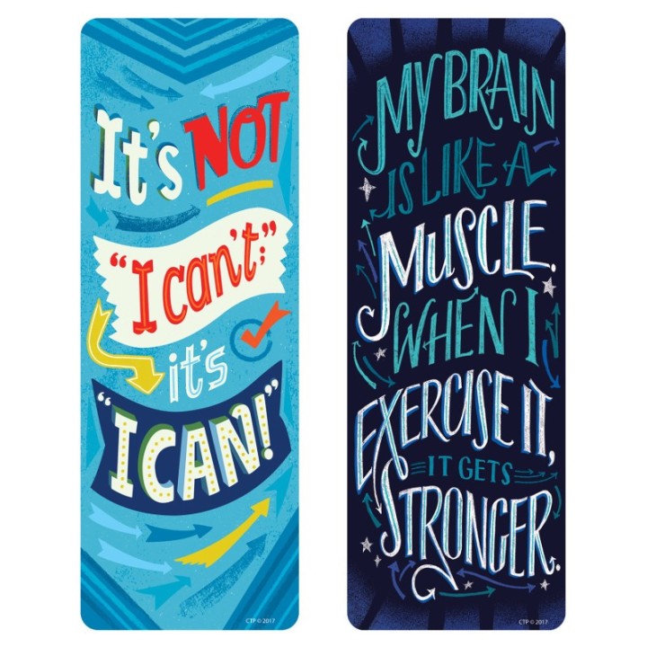 Creative Teaching Press® What's Your Mindset Motivational Quotes Bookmarks