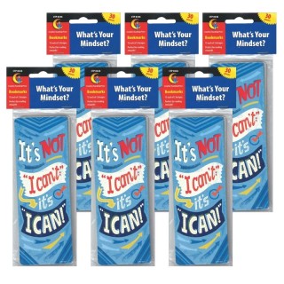 Creative Teaching Press® What's Your Mindset? Motivational Bookmarks, 30 Per Pack, 6 Packs