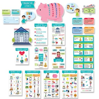 Creative Teaching Press® Financial Literacy for Kids Bulletin Board Set
