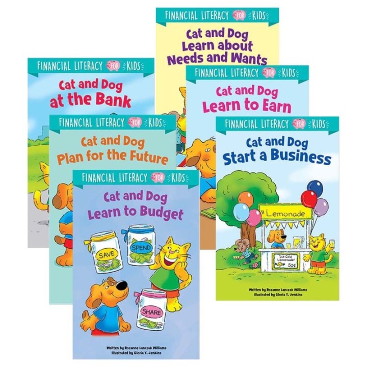 Creative Teaching Press® Financial Literacy for Kids 6-Book Pack