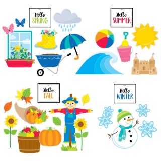 Creative Teaching Press® Year-Round Seasonal Accents Bulletin Board Set
