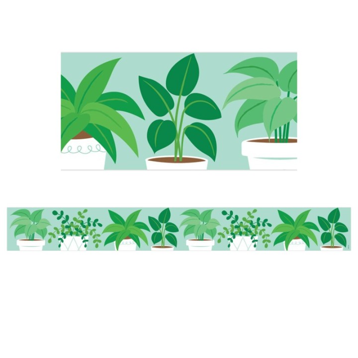 Creative Teaching Press® Potted Plants EZ Border, 48 Feet