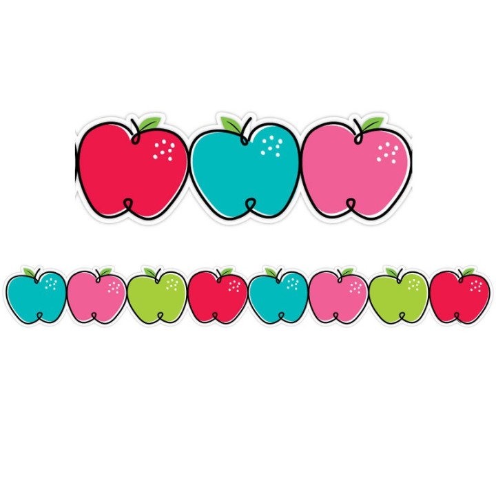 Creative Teaching Press® Doodle Apples EZ Border, 48 Feet