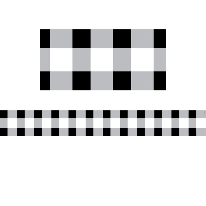 Creative Teaching Press® Buffalo Check EZ Border, 48 Feet