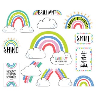Creative Teaching Press® Rainbow Doodles Doodly Rainbows Bulletin Board Set