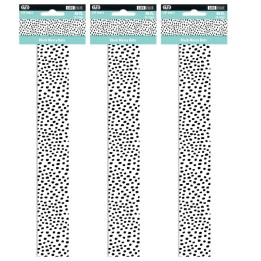 Creative Teaching Press® Black Messy Dots EZ Border, 48 Feet Per Pack, 3 Packs