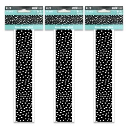 Creative Teaching Press® Messy Dots on Black EZ Border, 48 Feet Per Pack, 3 Packs