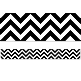 Creative Teaching Press® Black Chevron EZ Border, 48 Feet