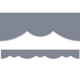 Creative Teaching Press® Charcoal Stylish Scallops EZ Border, 48 Feet