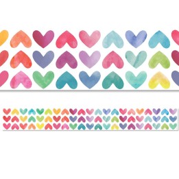 Creative Teaching Press® Colorful Hearts EZ Border, 48 Feet