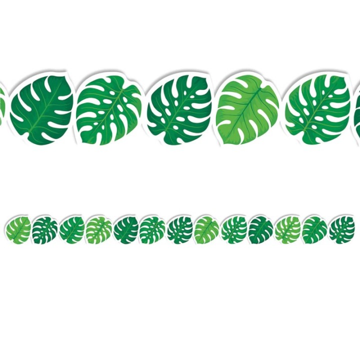 Creative Teaching Press® Palm Paradise Monstera Leaves EZ Border™, 48 Feet