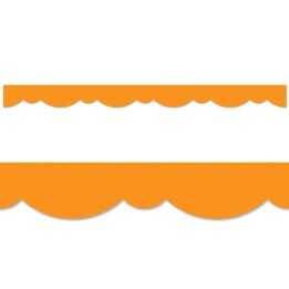 Creative Teaching Press® Core Decor Orange Stylish Scallops EZ Border™, 48 Feet