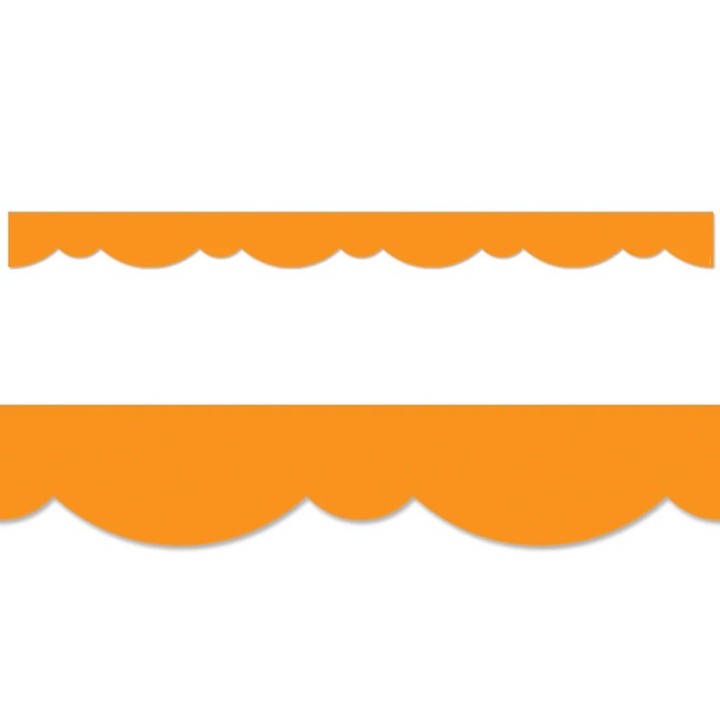 Creative Teaching Press® Core Decor Orange Stylish Scallops EZ Border™, 48 Feet