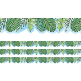 Creative Teaching Press® Safari Friends Jumbo Leaves EZ Border, 48 Feet Per Pack, 3 Packs