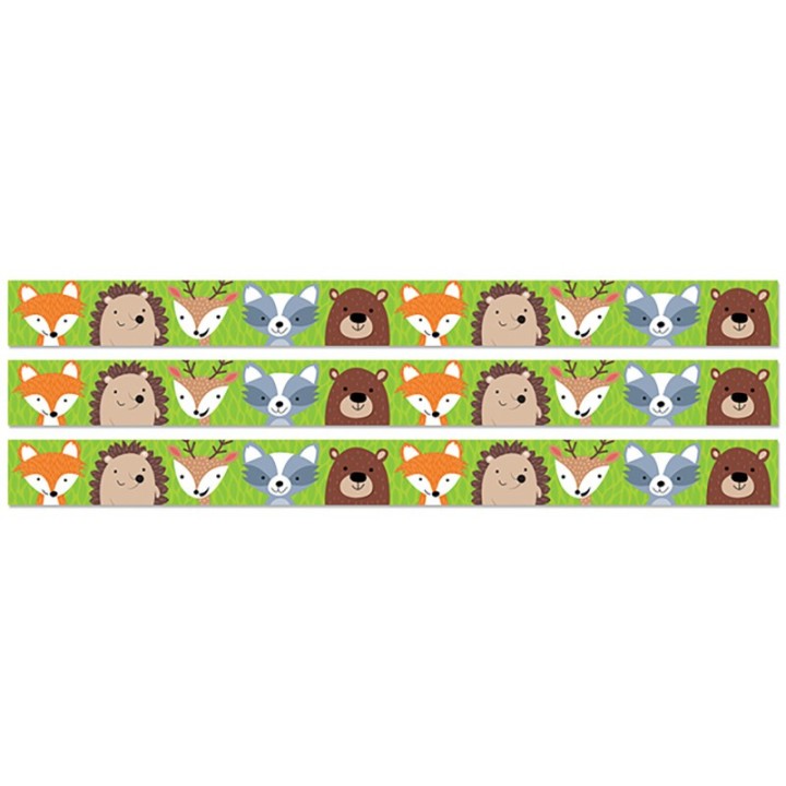 Creative Teaching Press® Woodland Animals EZ Border, 48 Feet Per Pack, 3 Packs